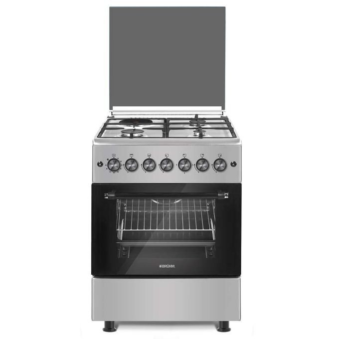 Bruhm BGC-66M31ORSN 60X60CM 3Gas + 1Electric Plate Standing Cooker