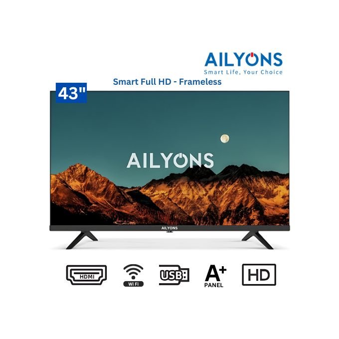 AiLyons 43" Smart with Bluetooth lst 4306w