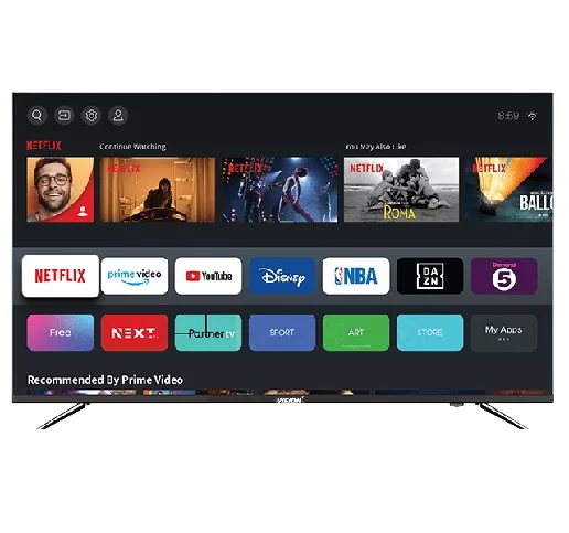 Vision Plus 43″ 4K Frameless V+ OS Smart TV