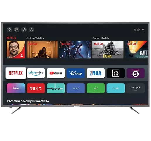Vision Plus 50″ 4K Frameless V+ OS Smart TV