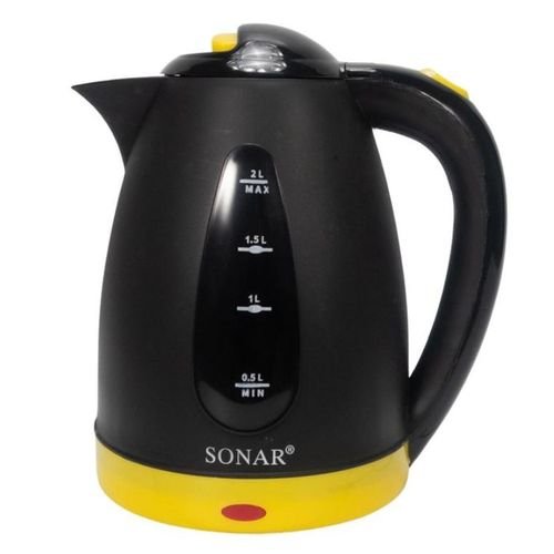 Sonar 2L Cordless Electric Kettle ,1500W Energy Efficient , 1 .5m Power Cord