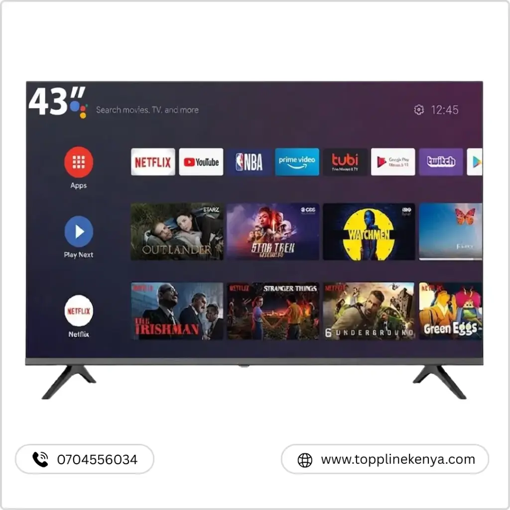 Solarmax 43 Inch Frameless Smart Android TV